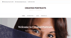 Desktop Screenshot of createdportraits.com