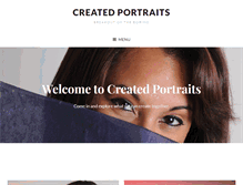 Tablet Screenshot of createdportraits.com